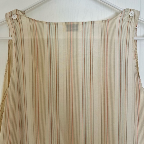 Krista Larson Beige Striped Dress - Picture 4 of 6